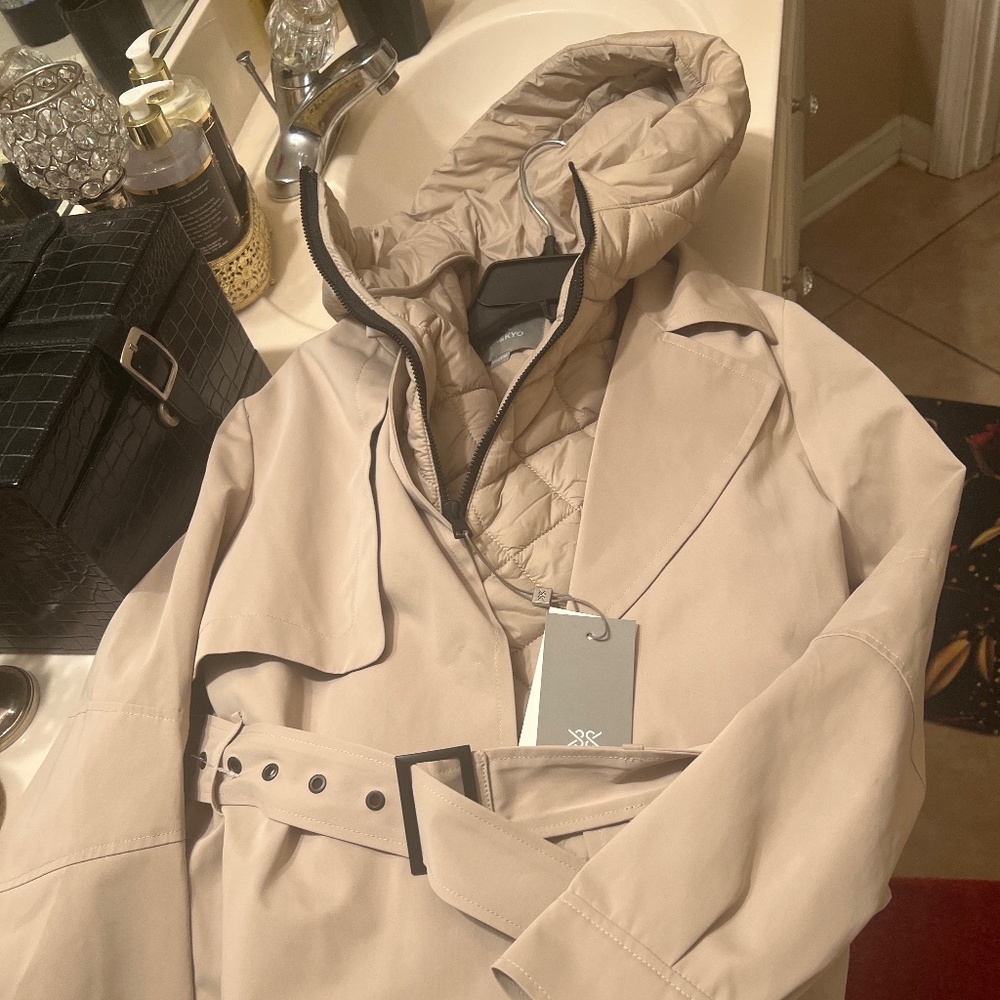 Double trench coat